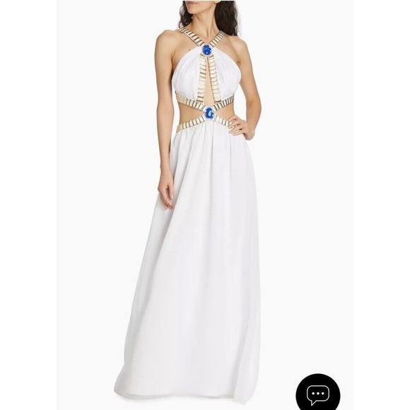 Raisa Vanessa Cut Out Maxi Dress Gown - Picture 12 of 12